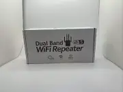 2.4G/5G Dual Band WiFi Repeater Signal Booster WiFi5, 1200mbps, 12880sqft AC1200