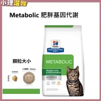 在飛比找蝦皮商城精選優惠-處方飼料 貓 Metabolic 肥胖基因代謝【💕希爾思 滿