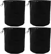 Chuancheng 4pcs Lawn Mower Trimmer Engine Dustproof Waterproof Cover Bags fit for Stihl Echo Weed Eater Edger Pole Saw (Black)