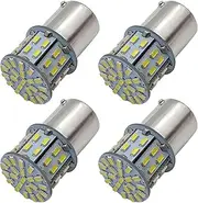 NTNEV 4Pcs 1156 1141 1003 7506 BA15S LED Bulbs, Super Bright 3014 for 12 Volt RV Camper Trailer Boat Trunk Interior Lights, Automotive Interior Accessories (White)