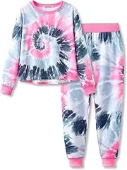 [Topgal] Soft Little/Big Girls Long Sleeve Crop Top & Joggers Fall Size 6-18