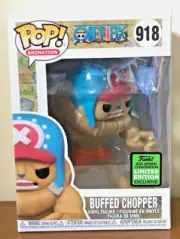 RARE BUFFED CHOPPER One Piece ECCC 918 Funko Pop Vinyl New Mint Box + Protector