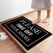 Please Take Off Your Home Shoes Welcome Entrance Doormat Decor Corridor Balcony