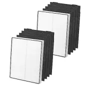 2x HEPA Carbon Filter Set for Whirlpool Whispure AP450, AP51030S0, AP51030S1