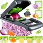 14pcs/Set Vegetable Chopper, Multifunctional Fruit Slicer, Manual Food Grater.