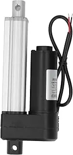 Respicefinem DC Mini Electric Actuator Motor High Speed Linear Actuator with 1200N Push and Pull Capacity 8mm Aperture Lug Type 200mm Stroke Made of Aluminum Alloy Suitable for (Stroke 100mm)