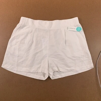 Threads 4 Thought Womens Size XL White Pocket Pull On Zofia Breezy Shorts NWT