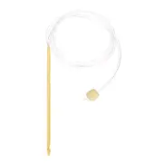 Bamboo Tunisian Circular Crochet Hook 4.5mm (US G/7) with Cable and Bead End