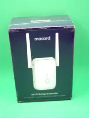 Wi-Fi Range Extender Macard N300 Expand Router Network Booster (New Sealed)