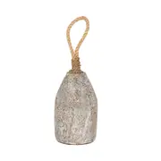 Door Stop Bell Tall w/ Rope Handle 24cm Weighted Doorstop Home Room Floor Decor
