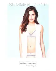 INTIMISSIMI ITALIAN LINGERIE CATALOG SUMMER 2016 50+PG 5 X 6.5" SHLOMIT MALKA
