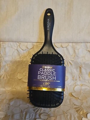DONNA-CLASSIC-PADDLE BRUSH-STYLING & SMOOTH FINISH-#736 BLACK-NEW!
