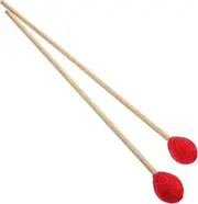 EXQUIMEUBLE 1 Pair Marimba Mallet with Handle Wrapped Design for Enhanced Sound Suitable for Marimbas and Xylophones for Home and Performance Use