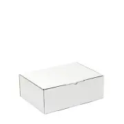 100 x Mailing Box - 220 x 160 x 77mm - White Diecut Suit A5