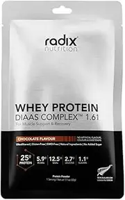 Radix Nutrition DIAAS Complex 1.61 Chocolate Flavour Whey Protein Powder 34 g