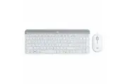 Logitech MK470 Slim Wireless Keyboard and Mouse Combo White