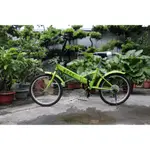 [限自取] 小折 摺疊車 腳踏車 二手(青蘋果綠)