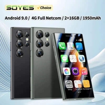 Unlocked SOYES S23 Pro 4G Mini Android Smartphones 2G+16GB Dual Sim Google Store