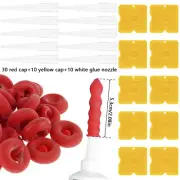 50Pcs Caulk Cap Leak-proof Caulk Saver Cap Latex Caulking Tube Covers guvBY