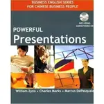 <姆斯>POWERFUL PRESENTATIONS (WITH CD) ZYZO 9789861473178  <華通書坊/姆斯>