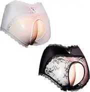 [Pructi] Femboy Sissy Mens Pouch Panties Men's Hipster Panty Lace Bikini Briefs Lingerie Underwear for Men-Manties