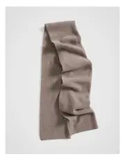 [Fine Day] Lambswool Rib Knit Scarf in Mink
