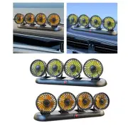 Car Cooling Air Fan for Sedan RV Boat Silent Versatile Foldable Adjustable
