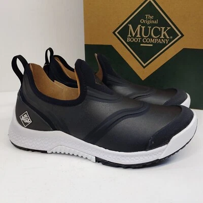 Muck Boot Co. Outscape Low Neoprene Mud Work Shoe Womens Size 8 Black OSSW-000