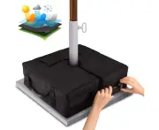 Umbrella Base Weight Bag Weather and UV Resistant Sandbags up to 110 lbs of Sand (Square)