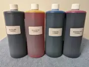 COMPATIBLE HP Designjet T830 BULK DYE INK REFILL ( HP # 728 ) C-Y-M-K (4,000ML)