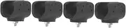 4pcs Helmet Light Holder Hard Hat Light Clip Mount Secure Flashlight Attachment for Safety