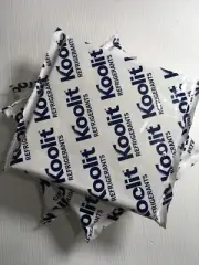 KOOLIT Refrigerants Set of 6 Reusable 7x7x1 Foam Brick Ice Pack Safe, Non-Toxic