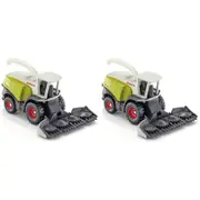 2x Siku 1418 Claas Forage Harvester Combine Vehicle Diecast Kids Play Toy 3y+