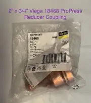2” X 3/4” VIEGA PROPRESS 18468 ProPress Reducer Coupling on Copper Pipe