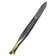 Manicare Slant Tweezers Gold Tipped