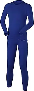 [FALKE] Unisex Kids Maximum Warm Set Longsleeved Sports Functional Shirt and Tights Thermal Underwear for Cold to Very Cold Weather Quick-Drying Breathable Functional Yarn 1 Piece