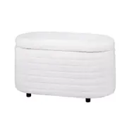 Artiss Boucle Storage Ottoman Oval