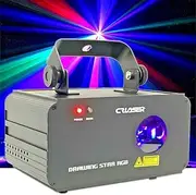 CR Laser Drawing Star RGB 800W Full Color Laser Auto Sound DMX Single Patterns and Grating Effect Party Disco Stage
