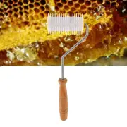 Bee Honey Extracting Uncapping Needle Roller Beekeeping Comb Tool Supplies New