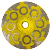 4″ X 5/8″-11 Resin Filled Diamond Grinding Cup - Medium