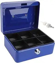VILLFUL 1 Set Elegant Lockable Money Box with Key Small Storage Container for Cash Jewelry Home and Office Accessory Design
