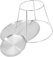 MOTHNUR Stylish Stainless Steel Seafood Display Plate Serving Platter Tray for Parties
