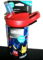 CamelBak Eddy Kids 400ml Water Bottle Child Safe Spill Proof - Skate Monsters