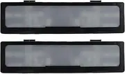 Yechiry 2 Pack License Plate Frames, Car Black Bracket Holder for European Car Front and Rear License Plate Cover with Drainage, Power Controller with Indicator for Decoration