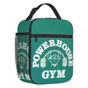 i5820 Powerhouse Gym Thermal Insulated Lunch Bags Fitness Building Muscle Resuable Lunch Tote for School Office Food Box swg5052