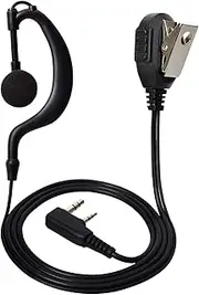 [HYS] Walkie Talkie Earpiece G-Shape Police Security Headset Compatible with Baofeng UV-5R UV-82 Kenwood Midland Wouxun 2 Way Radio