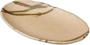 IGA Oribe Suji 10.0 Multi-Purpose Plate [11.8 x 6.7 x 1.4 inches (30 x 17.2 x 3.5 cm) | Deforming Plate, Reinforced Porcelain, Setomonohonpo,