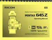 Pentax 645Z Camera OWNER'S OPERATING MANUAL