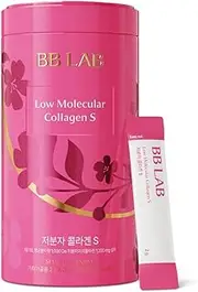 BB LAB Powder Collagen, SF3X-7 Intensive Series, Made in Korea, 30 Sticks (Low Molecular Collagen S), Pink
