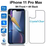 Tempered Glass 9H screen protector for Apple iPhone 11 PRO MAX Front + Film Back